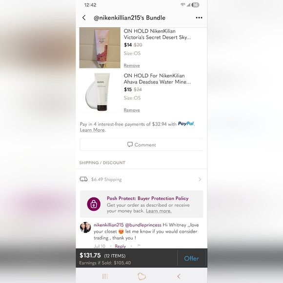 Bundle On Hold For NIKENKILIAN - Picture 3 of 3